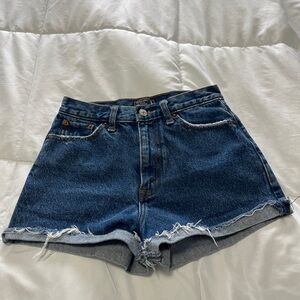 abercrombie and fitch jean shorts